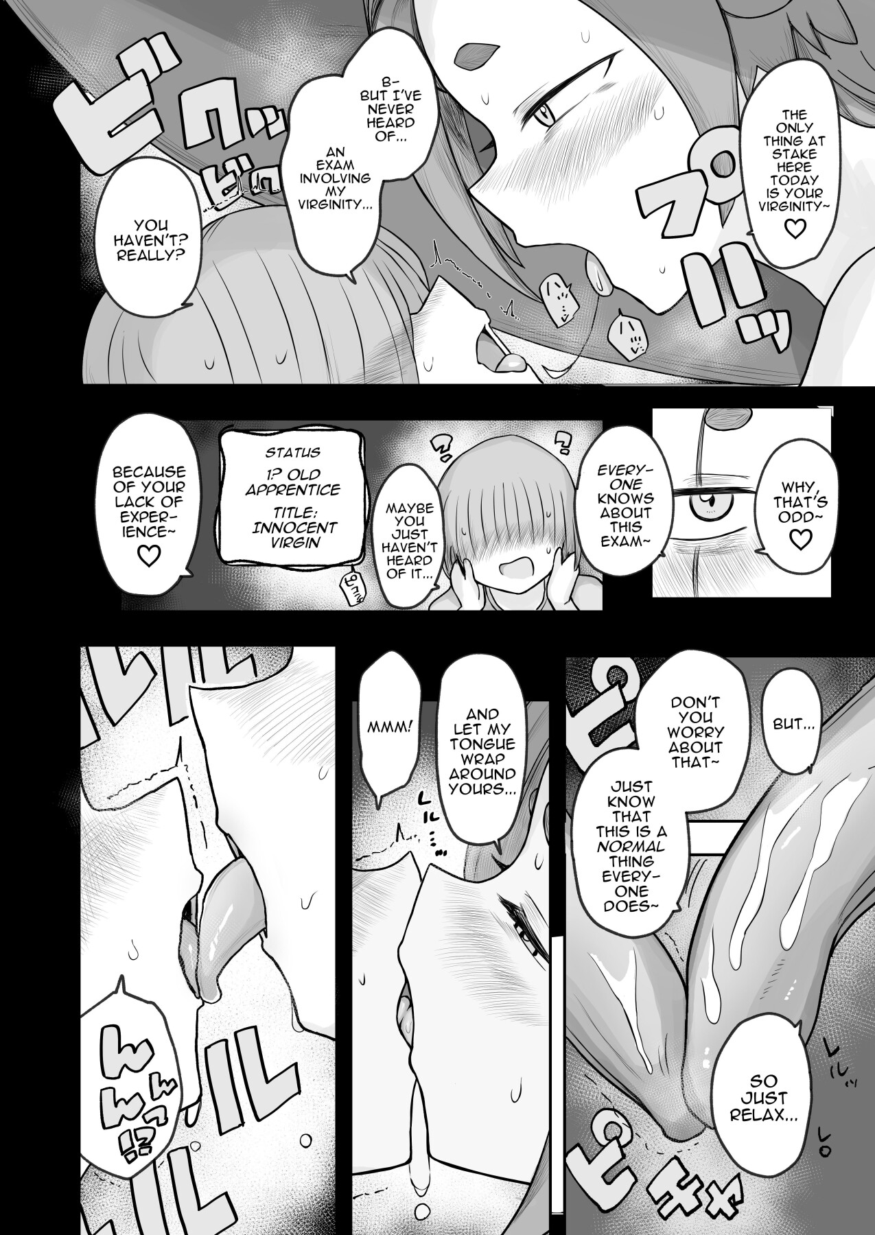 Hentai Manga Comic-1000 Year Old Witch Cumsqueezes Her Disciple During His Virginity Graduation Exam-Read-7